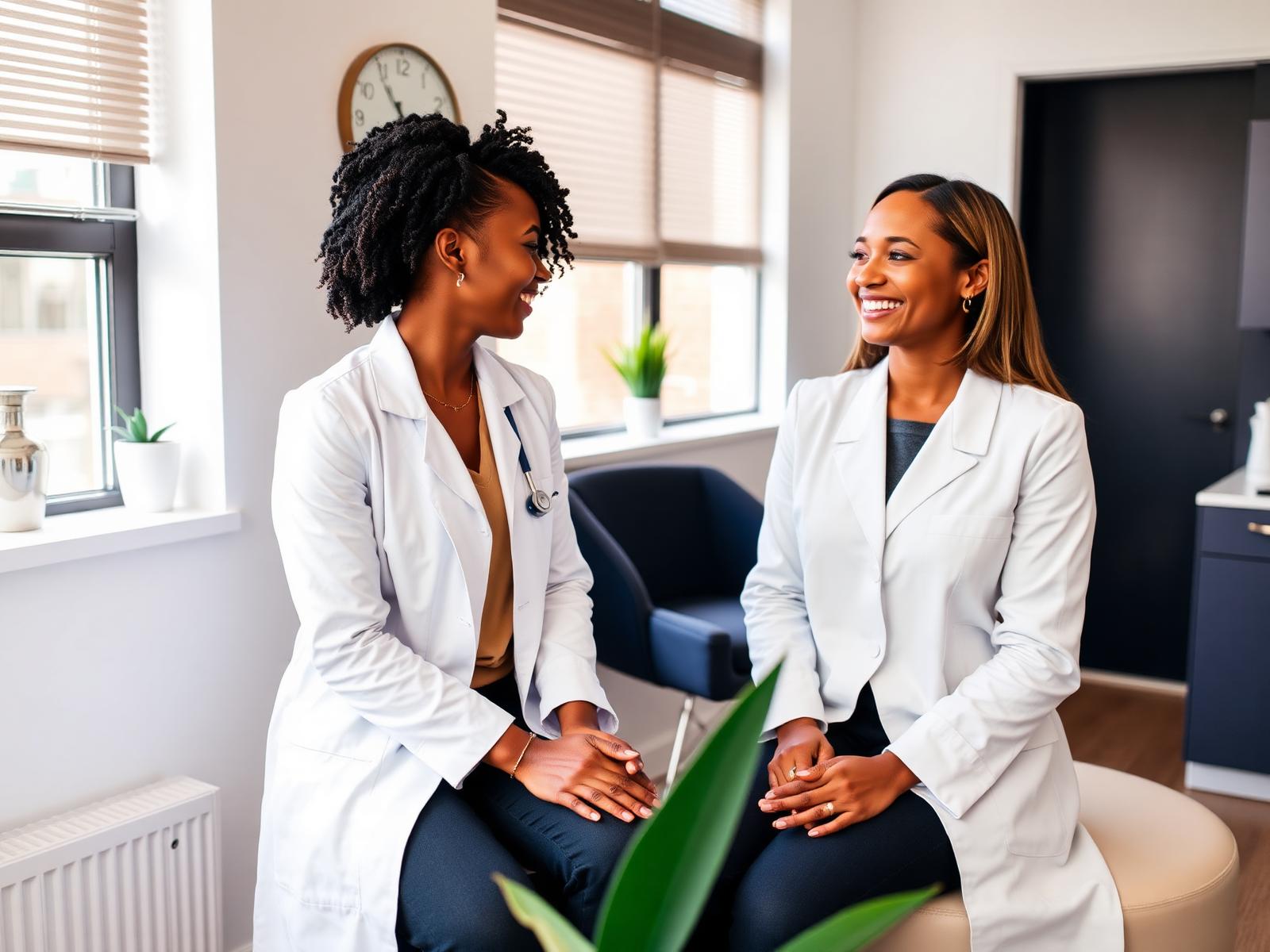 Doctor consulting a patient